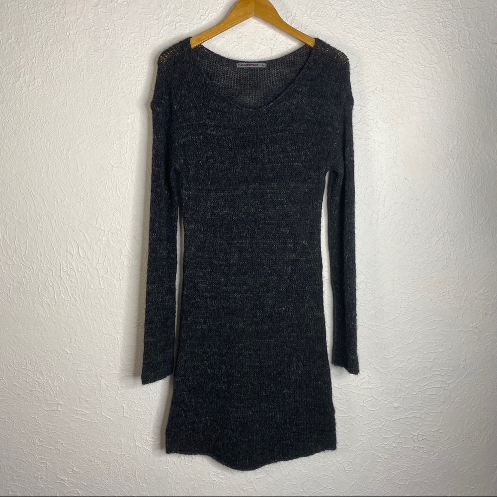 Transit Par Such Italian Alpaca Wool Sweater Dress